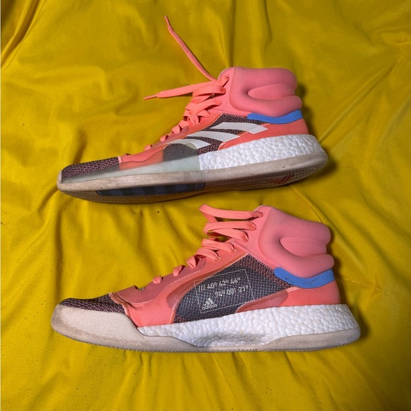 Adidas Mens Marquee Boost High-Top Sneakers Size 13 - Picture 5 of 8